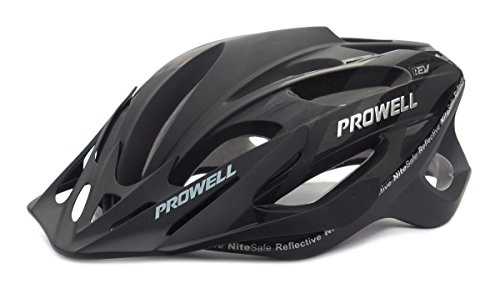 Mountain Bike Helmet : Prowell F59 Cycle Helmet, Edge Black Large - (59cm-65cm)