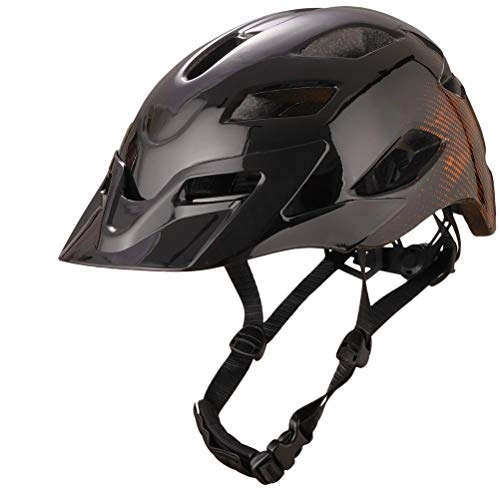 Mountain Bike Helmet : QCSTORE Bicycle Helmet Adjustable Mountain Bike Helmet With Tail Light Safety Helmet Road Bike Helmet