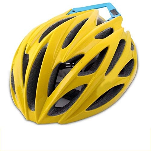 Mountain Bike Helmet : QLCY-78OI Bicycle helmet Motorcycle Helmet Road Mountain Bike Bicycle Riding Helmet Adult Men and Women Helmet with Keel Integrated Molding Helmet (Color : Yellow) (Color : Yellow)