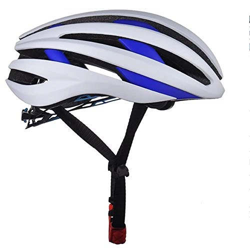 Mountain Bike Helmet : QMZDXH Mens Bike Helmet With Led and Bluetooth, MTB Bike Bicycle Skateboard Scooter Hoverboard Helmet, Integrated Bicycle Helmet, Adjustable Size for Adults Men / Women