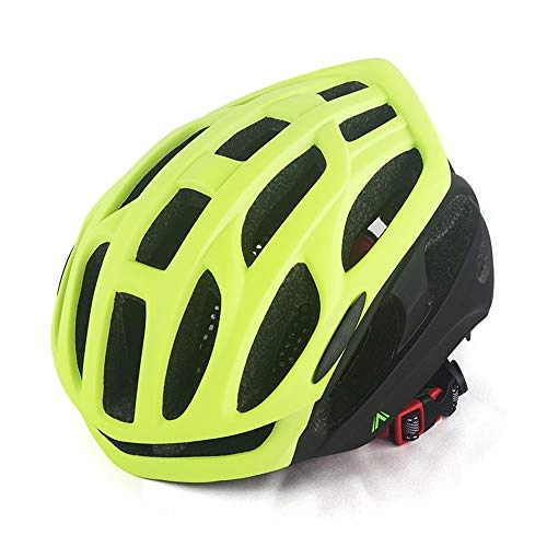 Mountain Bike Helmet : QPLNTCQ Cycle Bike Helmet Cycling Bicycle Helmet for Men Women Adjustable Outdoor Sport Safety Protective Helmet With Regulator Insect Net (Color : Yellow, Size : Free)