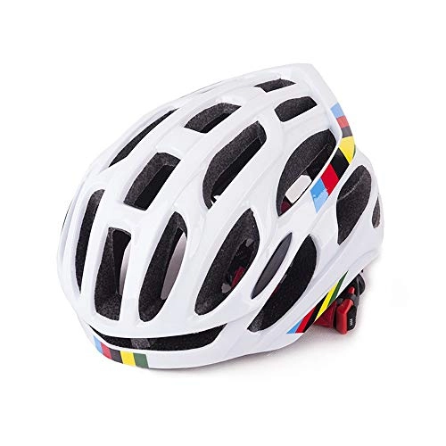 Mountain Bike Helmet : QPLNTCQ Cycle Bike Helmet Cycling Helmet for Men Women PC Shell Helmet Safety Mountain Bike Helmet Protection Outdoor Sport Equipment (Color : White, Size : Free)