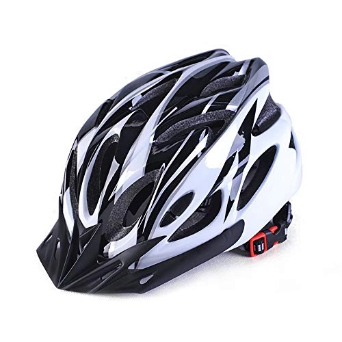Mountain Bike Helmet : QPLNTCQ Motorcycle Helmet Bike Helmet for Men Women Lightweight Adjustable Helmet Outdoor Sports Mountain Road Bike Cycling Helmets (Color : 01White, Size : Free)