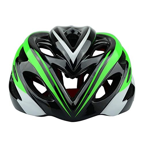 Mountain Bike Helmet : QPLNTCQ Motorcycle Helmet Bike Helmet for Men Women Lightweight Outdoor Sports Mountain Road Bike Cycling Helmets Adjustable Size (Color : Green, Size : Free)