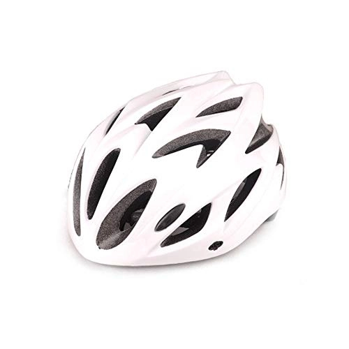 Mountain Bike Helmet : QPLNTCQ Motorcycle Helmet Bike Helmet for Men Women Outdoor Sports Mountain Road Bike Cycling Helmets Lightweight Adjustable Size (Color : 02White, Size : Free)