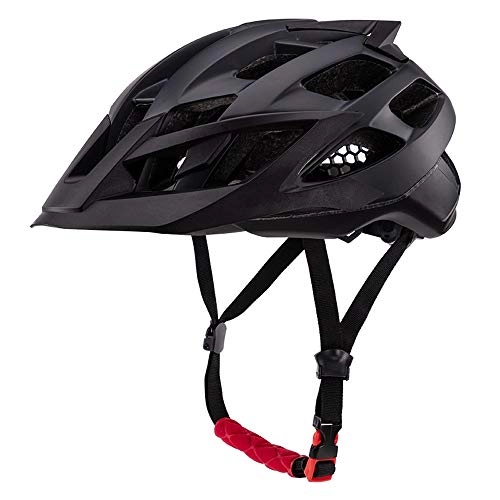 Mountain Bike Helmet : QPLNTCQ Motorcycle Helmet Cycling Adult Safety Helmet Mountain Bike Helmet Protection Outdoor Sport Equipment Helmet PC Shell (Color : Black, Size : Free)