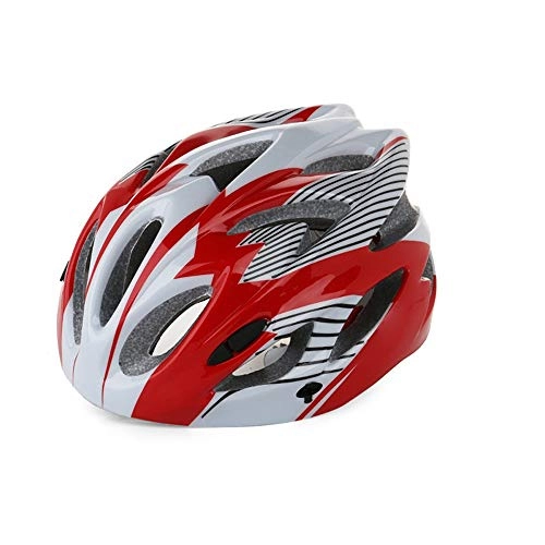 Mountain Bike Helmet : QPLNTCQ Motorcycle Helmet Cycling helmet for Men Women Racing Ultralight Road Mountain Bike Helmet Sports Safety Protective Helmet (Color : 04 red, Size : Free)