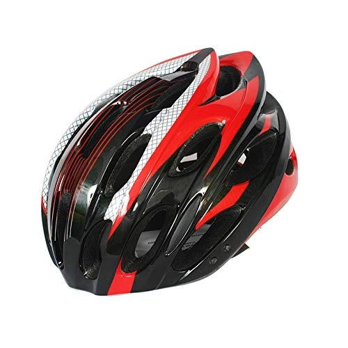 Mountain Bike Helmet : QPLNTCQ Motorcycle Helmet Cycling Helmet for Men Women Safety Mountain Bike Helmet Protection Outdoor Sport Equipment PC Shell Helmet (Color : Red, Size : Free)