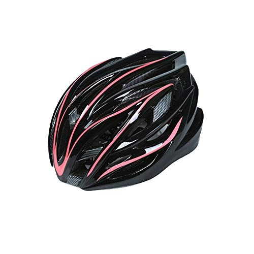 Mountain Bike Helmet : QPLNTCQ Motorcycle Helmet Mountain Bike Helmet Cycling Adult Safety Helmet Protection Adjustable 54-62cm Outdoor Sport Helmet (Color : Pink, Size : Free)