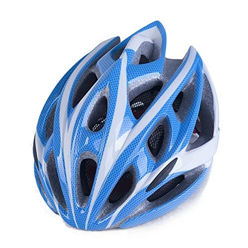 Mountain Bike Helmet : QPLNTCQ Motorcycle Helmet Riding Bike Helmet for Men Women Helmet Comfortable Outdoor Sports Mountain Road Bike Cycling Helmets Protector (Color : 01Blue, Size : Free)