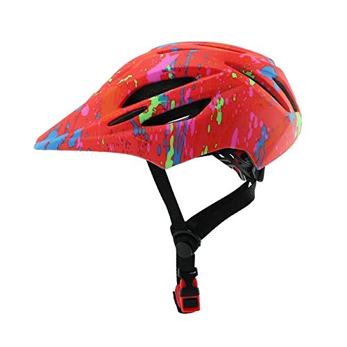 Mountain Bike Helmet : QSCTYG Bicycle Helme Mountain Mtb Road Bicycle Helmet Detachable Pro Protection Children Full Face Bike Cycling Helmet bicycle helmet 254 (Color : B one size)