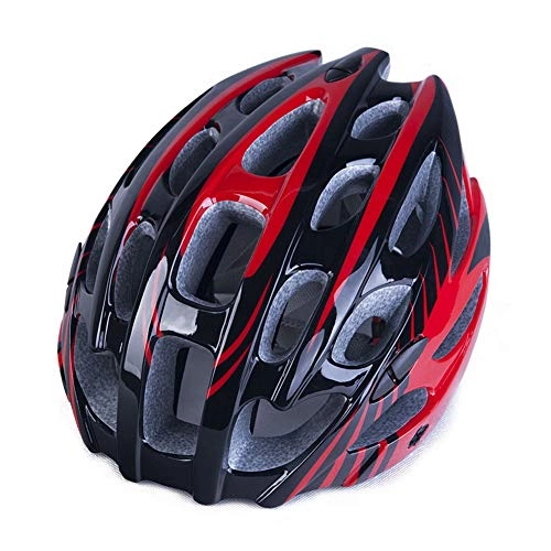 Mountain Bike Helmet : QZH Bike Helmet, Cycling Bicycle Helmets Adjustable Lightweight 28 Vents Breathable Cycling Helmets for Skateboard MTB Mountain Road Bike Safety 57-62CM, 7