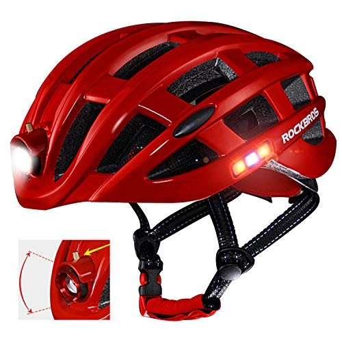 Mountain Bike Helmet : RAYTHEONER Cycle Helmet Scooter Helmet, Multifunction Bicycle Helmet, Safety Adjustable Mountain Road Light Bike Helmet, Riding Safety Lightweight Breathable Helmet for Men Women Kids (Red)
