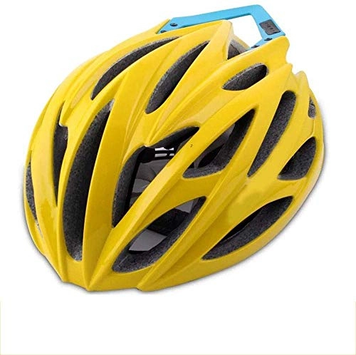 Mountain Bike Helmet : Road Mountain Bike Bicycle Riding Helmet Adult Men And Women Helmet With Keel Integrated Molding Effective xtrxtrdsf (Color : Yellow)