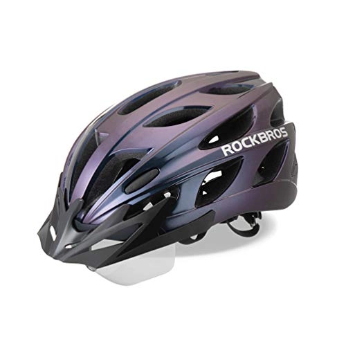 Mountain Bike Helmet : ROCKBROS Bike Helmet Men Adjustable Bicycle Helmet Lightweight Cycling Helmet Mountain Bike Helmet