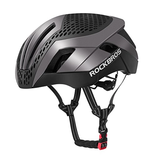 Mountain Bike Helmet : ROCKBROS MTB Cycling Helmet Adjustable Bicycle Helmet for Adults Men Women 3 In 1 Integrally Molded Pneumatic Unisex 57-62cm Fit for MTB BMX Road Bike (Ti Color)
