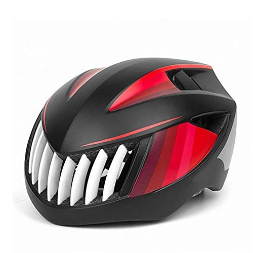 Mountain Bike Helmet : Safety Protection Mountain bike helmet Mountain Bike Riding Helmet Integrated Molding Safety Hat Road Bike Men And Women Equipment Bicycle (3 Colors) L (Color : Black, Size : L) Adjustable size