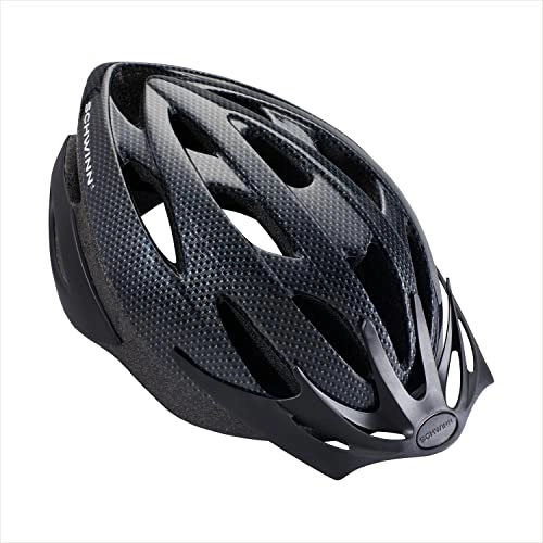 Mountain Bike Helmet : Schwinn Thrasher Adult Lightweight Bike Helmet, Dial Fit Adjustment, Carbon