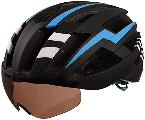 Mountain Bike Helmet : SDFOOWESD bicycle helmet mtb helmet allround cycling helmets Bicycle Helmet Adjustable Head Circumference with Magnetic Goggles Adult Riding Helmet Men and Women Road Helmet Mountain Bike Helmet(Color