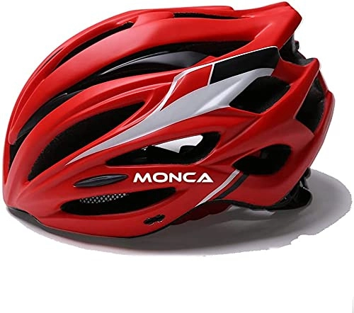Mountain Bike Helmet : SDFOOWESD bicycle helmet mtb helmet allround cycling helmets Cycling Helmet Male Mountain Bike Riding Equipment Road Bike Helmet One-Piece Bicycle Helmet(Color:Red and White)