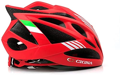 Mountain Bike Helmet : SDFOOWESD bicycle helmet mtb helmet allround cycling helmets Mountain Road Bike Bicycle Helmet One-Piece Male and Female Hard Hat Outdoor Sports Cycling Equipment(Color:Red)