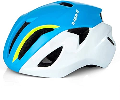 Mountain Bike Helmet : SDFOOWESD bicycle helmet mtb helmet allround cycling helmets Outdoor Sports Cycling Helmet Men's and Women's Pneumatic Road Bike Bicycle Integrated Ultralight Helmet(Color:Blue White)
