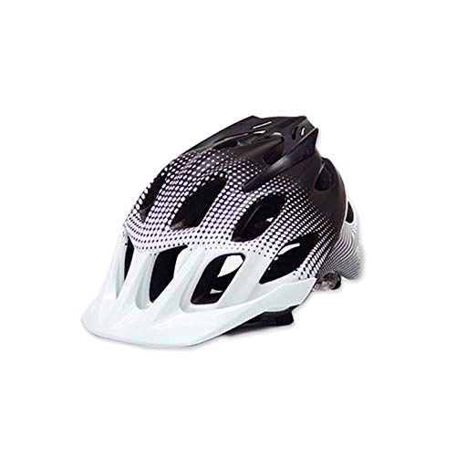 Mountain Bike Helmet : SFBBBO bike helmet Bicycle Helmet 2020 New PC + EPS Material Integrated Ultra-light Mountain Bike Road Bike Helmet Bicycle Safety Hat M white-black