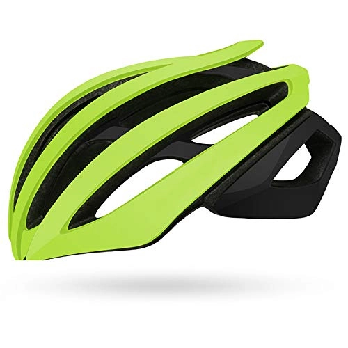 Mountain Bike Helmet : SGEB Bike Helmet Ultralight Racing Bicycle Helmet Men Women Sports Mountain Road Riding Cycling Helmet, Fluorescent yellow, M