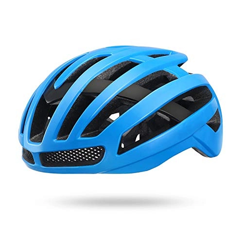 Mountain Bike Helmet : SGEB Breathable Bicycle Helmet Integrally Molded Road Bike Mountain Bike Helmet Outdoor Breathable Riding Racing Cycling Helmets, Blue, M