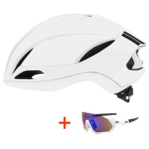 Mountain Bike Helmet : SGEB Men Women Mountain Road Bike Helmet Integrally Molded Ultralight Cycling Helmet Ultralight Sport Helmet, White Black