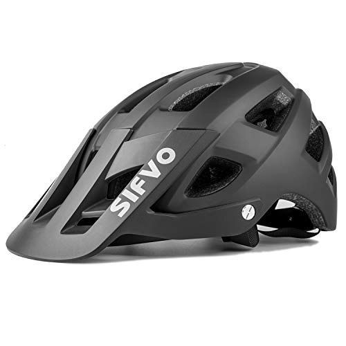 Mountain Bike Helmet : SIFVO Bike Helmet Men and Women Cycle Helmet MTB Helmet Bicycle Helmet with Detachable Visor Scooter Skateboard Hoverboard Mountain Bike Helmet Commuter Lightweight & Adjustable 【M / L】