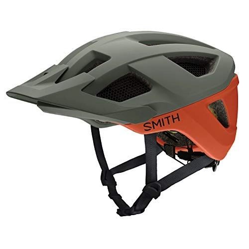 Mountain Bike Helmet : Smith E0073104W5155 Unisex's SESSION MIPS MTB Cycle Helmet, Matte SAGE RED Rock, Small 51-55 cm