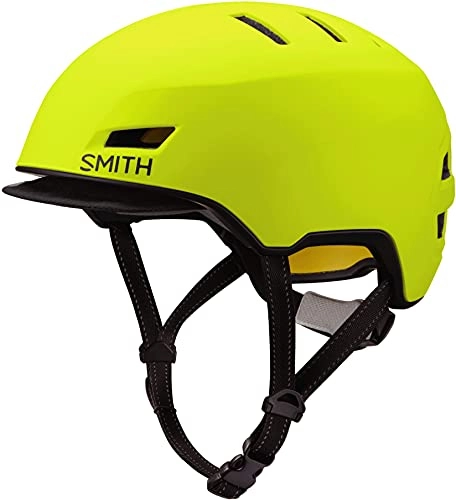 Mountain Bike Helmet : Smith Optics Express MIPS Adult MTB Cycling Helmet - Matte Neon Yellow Viz / Large