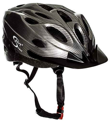 Mountain Bike Helmet : Sport Direct 18 Vent Mens Bicycle Helmet Graphite 58-61cm