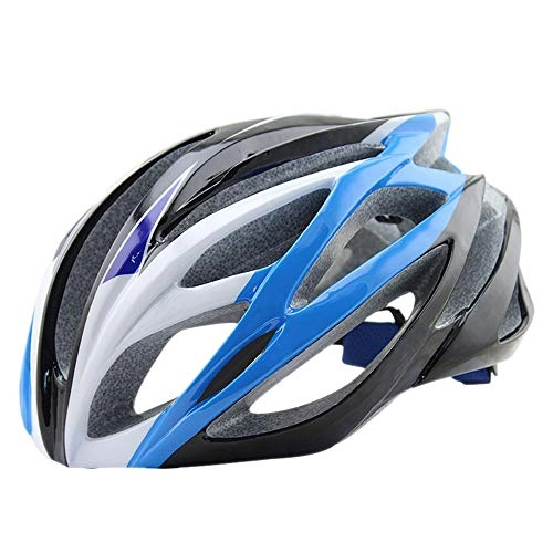 Mountain Bike Helmet : Stella Fella Helmets Men Bicycle Helmet Mountain Bike Helmet Integrated Helmet Helmet Helmet Men And Women Breathable Safety Helmet (Color : Blue)