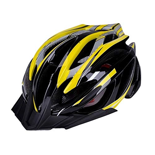 Mountain Bike Helmet : Stella Fella Helmets Men Mountain bike bicycle riding helmet men and women helmet riding breathable comfortable helmet removable brim (Color : Yellow)