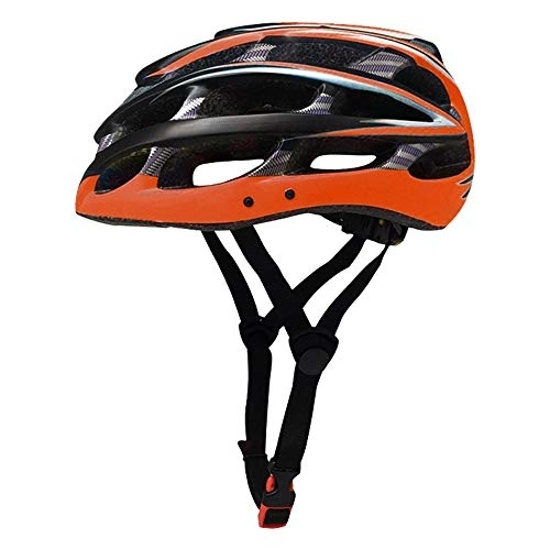 Mountain Bike Helmet : Stella Fella Helmets Men One-piece Adult Mountain Sports Bike Riding Helmet Men And Women Safety Equipment Helmet Lightweight (Color : Orange, Size : L)