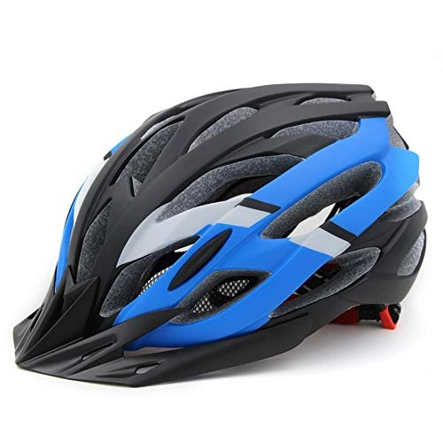 Mountain Bike Helmet : Stella Fella Helmets Men Outdoor Supplies Mountain Bike Helmet Riding Equipment Riding Helmet Roller Skating Helmet Men And Women (Color : Blue)