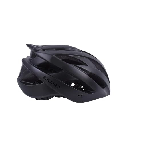 Mountain Bike Helmet : Sundried Mountain Bike Cycle Helmet MTB Cycling Helmet (Black, L)