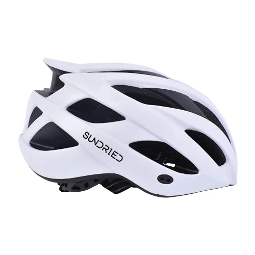 Mountain Bike Helmet : Sundried Mountain Bike Cycle Helmet MTB Cycling Helmet (White, M)