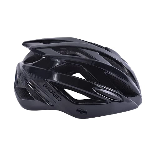Mountain Bike Helmet : Sundried MTB Cycle Helmet Mountain Bike Cycling Helmet (Black, L)