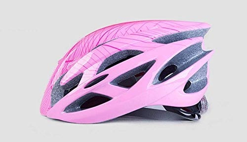 Mountain Bike Helmet : T-Mark Safety Protection Helmet Bicycle Cycling Bicycle Helmet All-Terrai Cycling Sports Safety Helmet Mountain Bike Cycling Helmet Pink 55Cmx61Cm Adjustable size