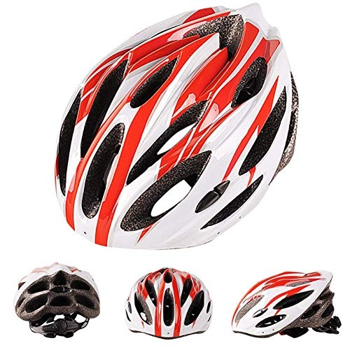 Mountain Bike Helmet : T-Mark Safety Protection Helmet Bicycle Cycling Ultra Light Bicycle Helmet Carbon Cycling Protection Bicycle Cycling Skate Helmet Multicolor Mountain Bike Cycling Helmet Red 55Cmx61Cm Adjustable size