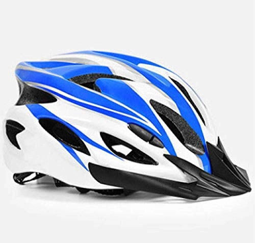 Mountain Bike Helmet : T-Mark Safety Protection Helmet Bicycle Cycling Ultralight Cycling Helmet Road Bike Protection Mountain Bicycle Helmet Aero Bike Helmet Blue 55Cmx61Cm Adjustable size