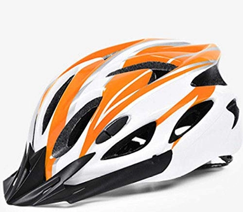Mountain Bike Helmet : T-Mark Safety Protection Helmet Bicycle Cycling Ultralight Cycling Helmet Road Bike Protection Mountain Bicycle Helmet Aero Bike Helmet Orange 55Cmx61Cm Adjustable size