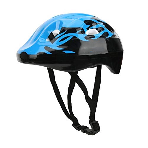 Mountain Bike Helmet : Tbest Bike Helmet for Kids, Safety Cycling Helmet Foam Breathable Mountain Biking Helmet with Adjustable Hook and Loop Fastener for Skating, Skiing, Scooters(Blue)