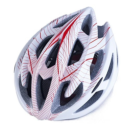 Mountain Bike Helmet : TBSHLT Adult Safety Helmet Adjustable Road Cycling Mountain Bike Bicycle Helmet Ultralight Inner Padding Chin Protector and visor w / Rear LED Tail Light adjust, White