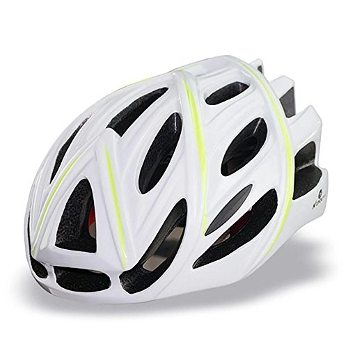 Mountain Bike Helmet : TBSHLT Environmental Protection Ultralight Bicycle Riding Helmet Adult Helmet integrated Bicycle Helmet Size L (57-62 cm), White