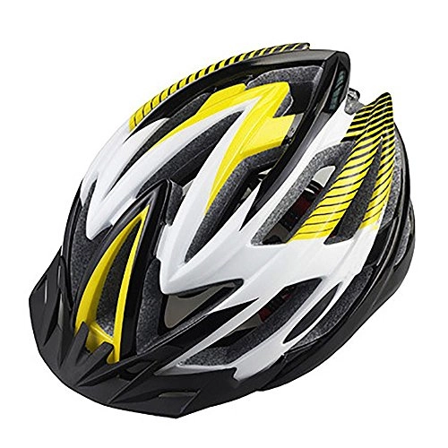 Mountain Bike Helmet : TBSHLT Light Weight Cycle Helmet for Bike Riding Safety - Adult Bike Helmet with Detachable Visor and Liner in Medium Size (56-61cm), C