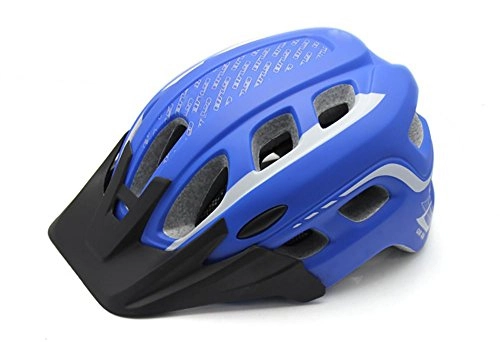 Mountain Bike Helmet : TBSHLT Mountain Bike Cycling Bike Riding One-piece Helmet Pest Control Equipment Female Male Half Helmet, Blue